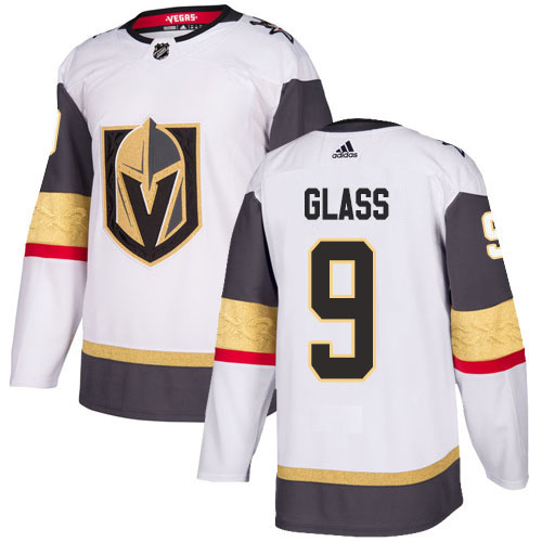 Adidas Vegas Golden Knights 9 Cody Glass White Road Authentic Stitched Youth NHL Jersey